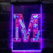 Family Name Letter M Initial Monogram LED Light Sign - Way Up Gifts