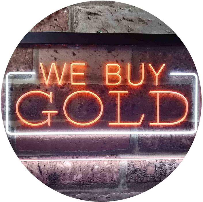 Pawn Shop We Buy Gold LED Light Sign - Way Up Gifts
