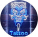 Hannya Mask Tattoo LED Light Sign - Way Up Gifts