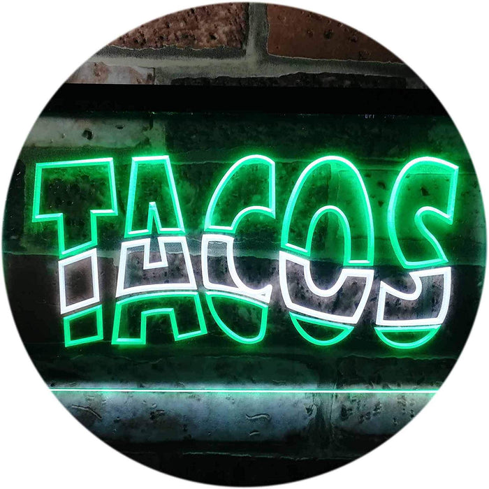 Mexican Restaurant Tacos LED Light Sign - Way Up Gifts