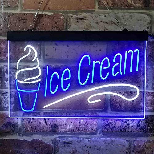 Ice Cream LED Light Sign - LED Gift Works