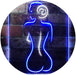 Lady Back Sexy Woman Man Cave LED Light Sign - Way Up Gifts