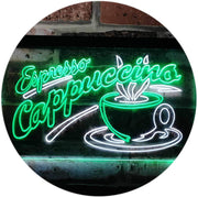 Coffee Shop Espresso Cappuccino LED Light Sign - LED Gift Works