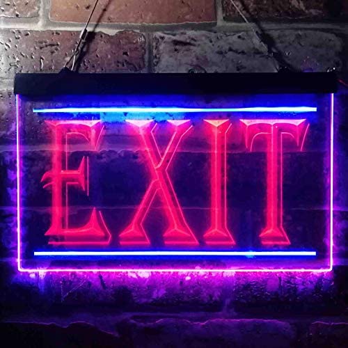 Exit LED Light Sign - Way Up Gifts
