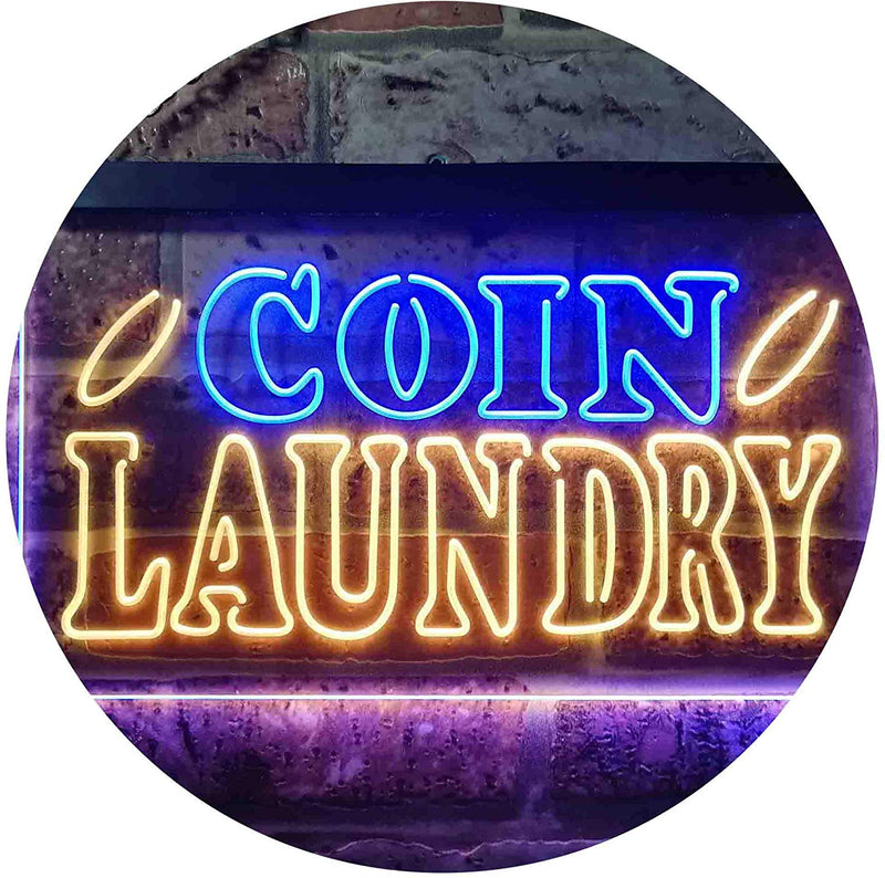 Laundromat Coin Laundry LED Light Sign - LED Gift Works