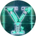 Family Name Letter Y Monogram Initial LED Light Sign - Way Up Gifts