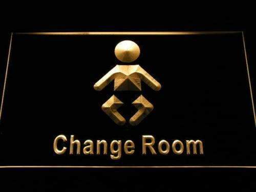 Baby Change Restroom LED Light Sign - LED Gift Works