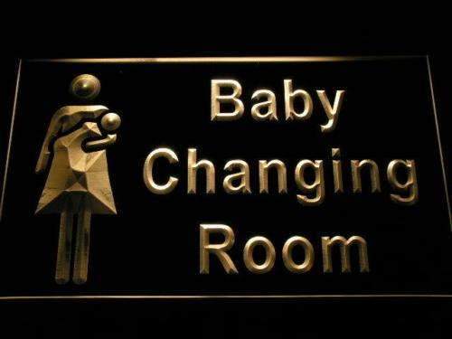 Baby Changing Room LED Light Sign - LED Gift Works