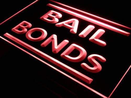 Bail Bonds LED Light Sign - Way Up Gifts