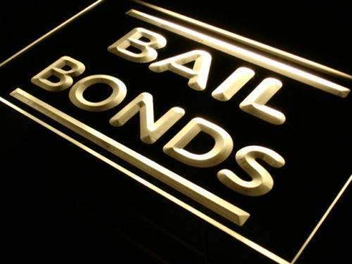 Bail Bonds LED Light Sign - Way Up Gifts