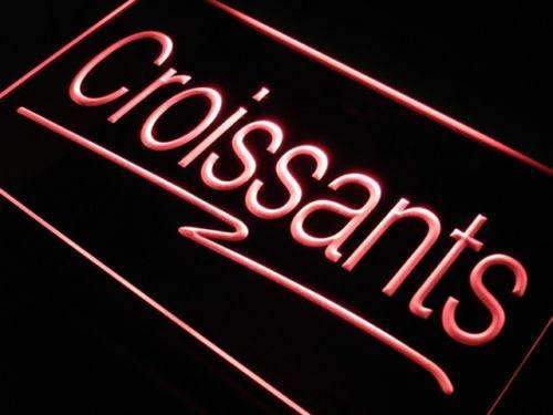 Bakery Cafe Croissants LED Light Sign - LED Gift Works