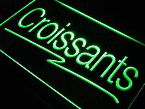 Bakery Cafe Croissants LED Light Sign - Way Up Gifts
