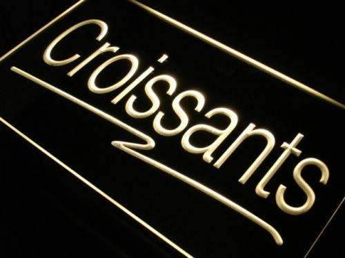 Bakery Cafe Croissants LED Light Sign - Way Up Gifts