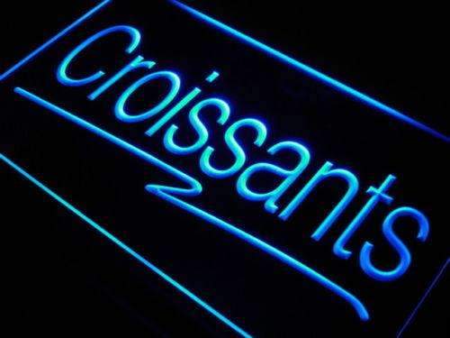 Bakery Cafe Croissants LED Light Sign - LED Gift Works