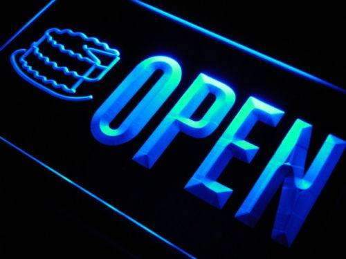 Bakery Cake Open LED Light Sign - Way Up Gifts
