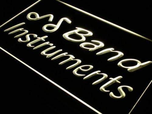 Band Instruments Store LED Light Sign - LED Gift Works