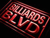 Bar Decor Billiards Boulevard LED Light Sign - Way Up Gifts