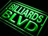 Bar Decor Billiards Boulevard LED Light Sign - Way Up Gifts