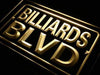 Bar Decor Billiards Boulevard LED Light Sign - Way Up Gifts