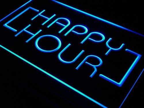 Bar Happy Hour LED Light Sign - Way Up Gifts