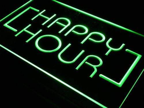 Bar Happy Hour LED Light Sign - Way Up Gifts