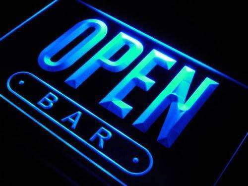 Bar Open LED Light Sign - Way Up Gifts