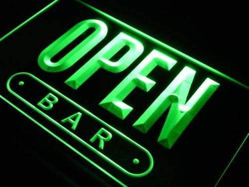 Bar Open LED Light Sign - Way Up Gifts
