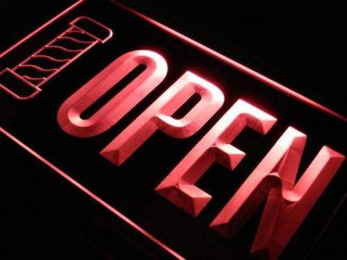 Barber Pole Open LED Light Sign - Way Up Gifts