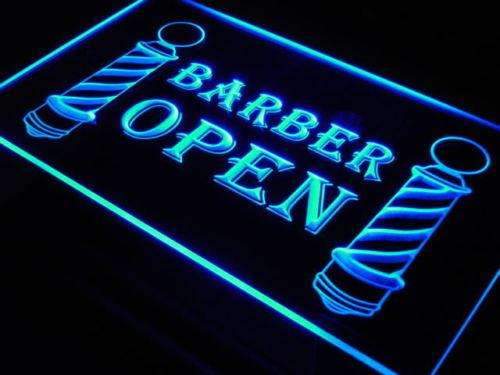 Barber Poles Open LED Light Sign - Way Up Gifts