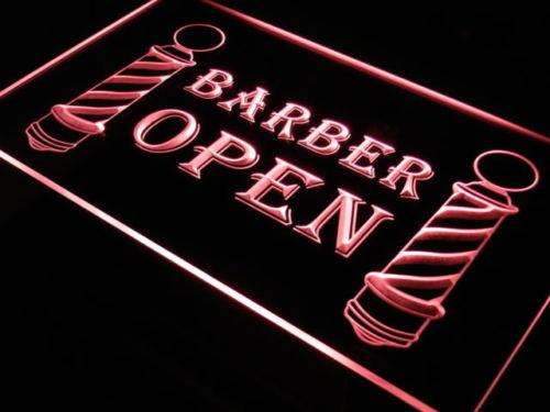 Barber Poles Open LED Light Sign - Way Up Gifts