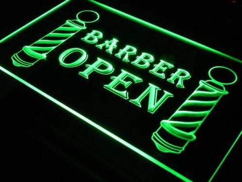 Barber Poles Open LED Light Sign - Way Up Gifts