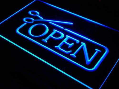 Barber Salon Haircut Open LED Light Sign - Way Up Gifts