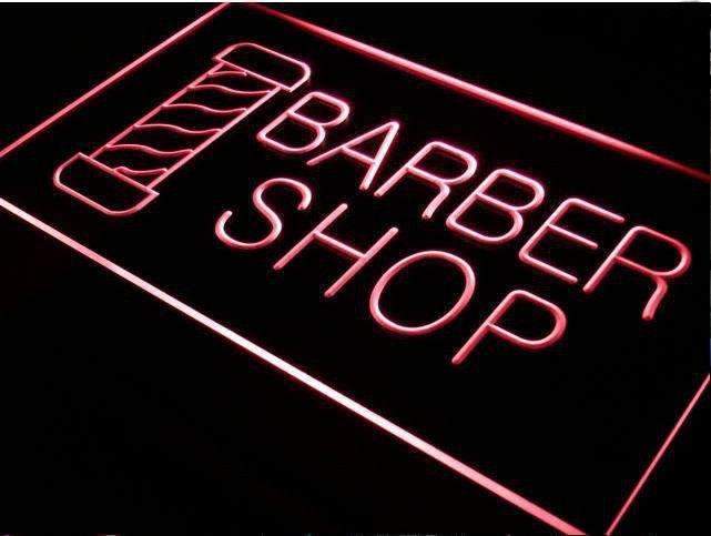 Barber Shop LED Light Sign - Way Up Gifts