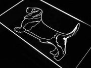 Basset Hound LED Light Sign - LED Gift Works