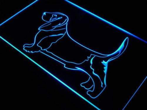 Basset Hound LED Light Sign - LED Gift Works
