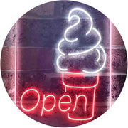 Ice Cream Open LED Light Sign - LED Gift Works