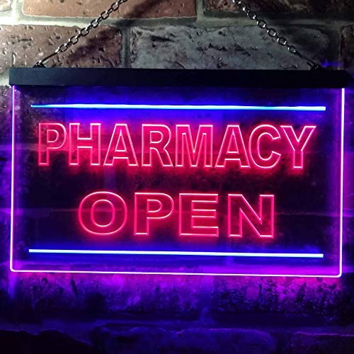 Pharmacy Open Shop LED Light Sign - Way Up Gifts