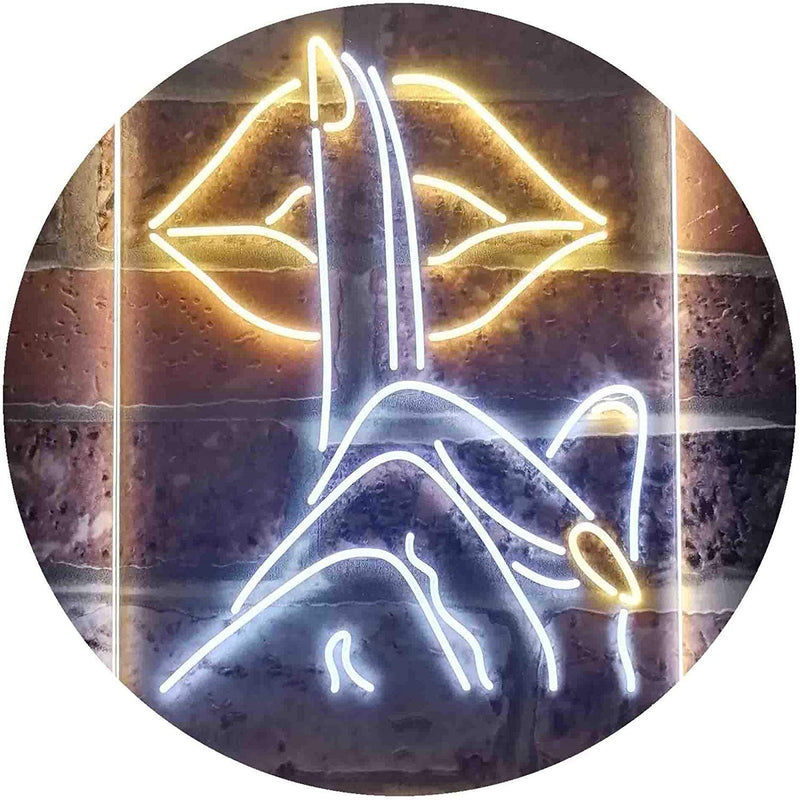 Finger Nail On Lip Beauty Salon LED Light Sign - LED Gift Works