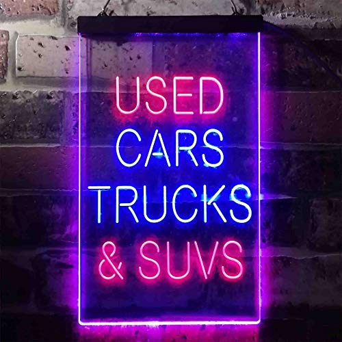 Used Cars Trucks SUVs LED Light Sign - Way Up Gifts