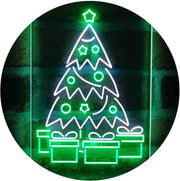 Christmas Tree Present Gifts LED Light Sign - LED Gift Works