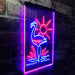 Tropical Decor Flamingo Sun LED Light Sign - Way Up Gifts