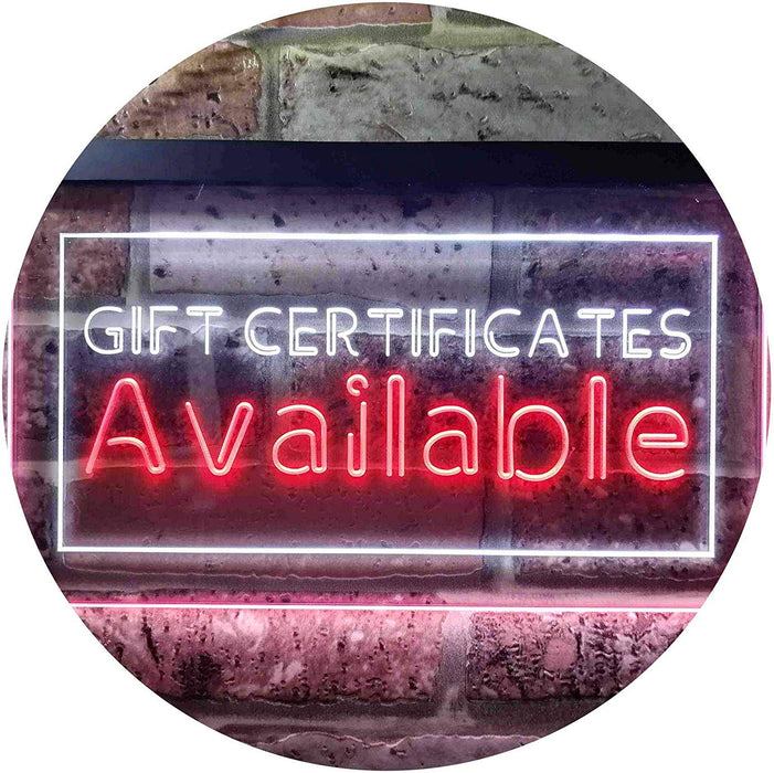 Gift Certificates Available LED Light Sign - Way Up Gifts
