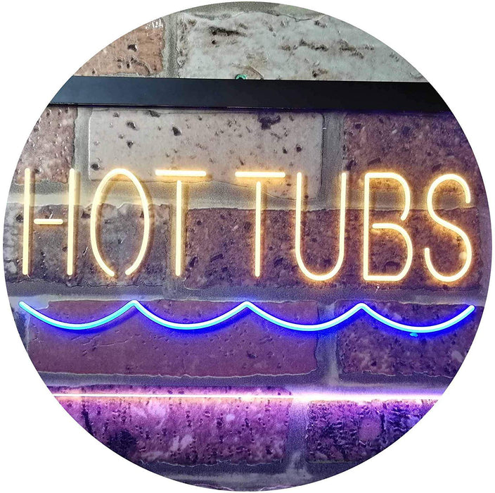 Hot Tubs LED Light Sign - Way Up Gifts