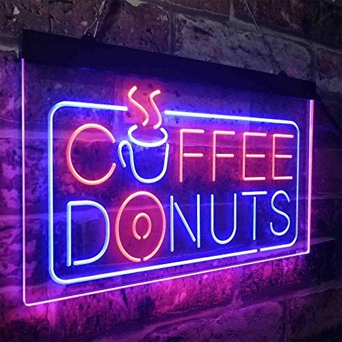 Bakery Diner Coffee Donuts LED Light Sign - Way Up Gifts