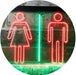 Men Women Bathroom Restroom LED Light Sign - Way Up Gifts