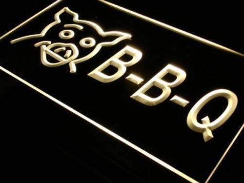 BBQ Barbecue Pork LED Light Sign - Way Up Gifts