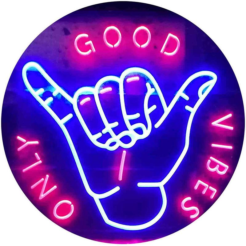 Good Vibes Only LED Light Sign - LED Gift Works