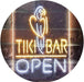 Parrot Tiki Bar Open LED Light Sign - Way Up Gifts