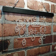 Merry Christmas Bulbs LED Light Sign - LED Gift Works