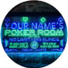 Personalized Poker Room LED Light Sign - Way Up Gifts